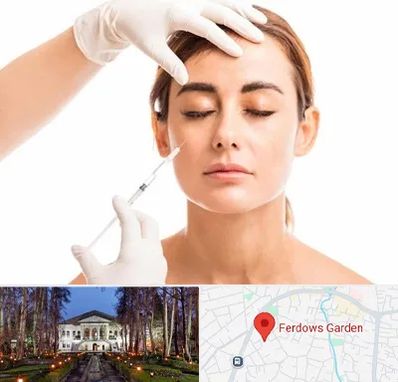 تزریق ژل گونه در باغ فردوس