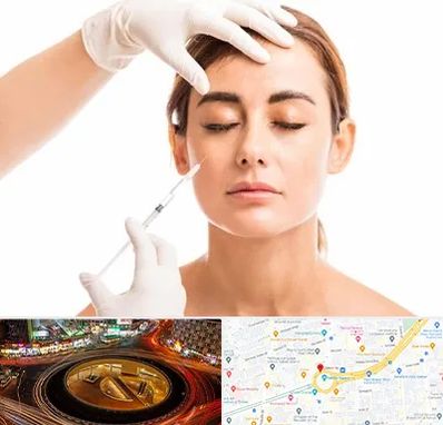 تزریق ژل گونه در میدان ولیعصر