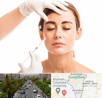 تزریق ژل گونه در شهران