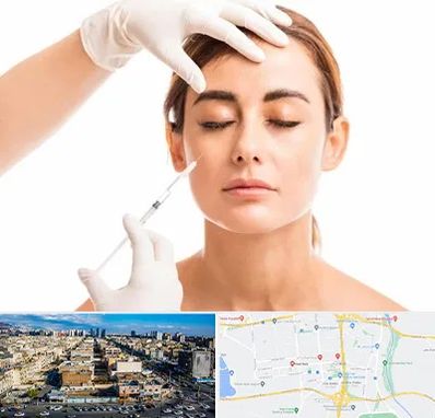 تزریق ژل گونه در شهرک راه آهن