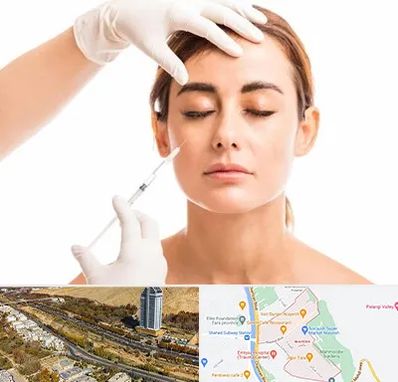 تزریق ژل گونه در خیابان نیایش شیراز