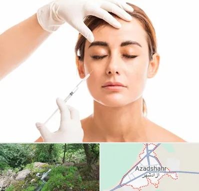 تزریق ژل گونه در آزادشهر