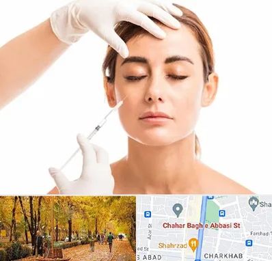 تزریق ژل گونه در چهارباغ اصفهان