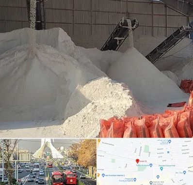 فروش پودر سنگ در خیابان آزادی 