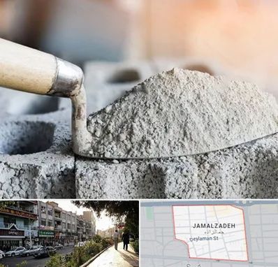 عمده فروشی مصالح ساختمانی در خیابان جمالزاده