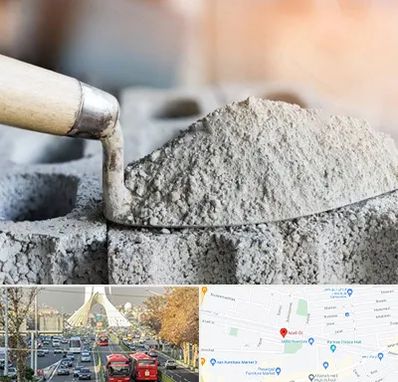 عمده فروشی مصالح ساختمانی در خیابان آزادی 