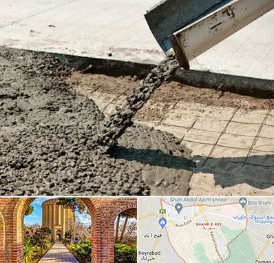 کارخانه مصالح ساختمانی در شهر ری