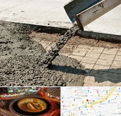 کارخانه مصالح ساختمانی در میدان ولیعصر 