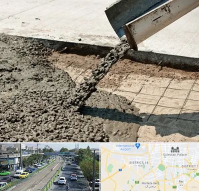 کارخانه مصالح ساختمانی در جنوب تهران 