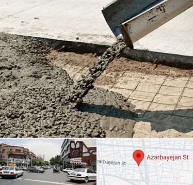 کارخانه مصالح ساختمانی در خیابان آذربایجان