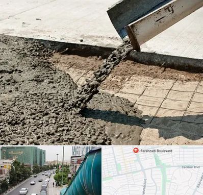 کارخانه مصالح ساختمانی در بلوار فرحزادی