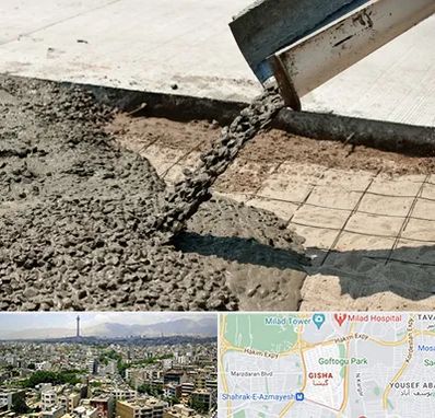 کارخانه مصالح ساختمانی در گیشا 