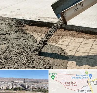 کارخانه مصالح ساختمانی در شهرک گلستان شیراز 