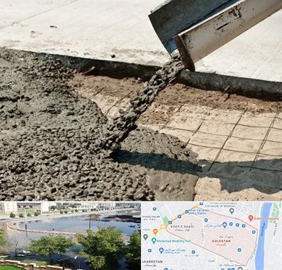 کارخانه مصالح ساختمانی در گلستان اهواز 