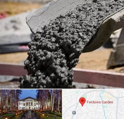 مرکز فروش مصالح ساختمانی در باغ فردوس