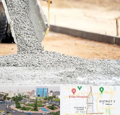 فروش شن و ماسه در ونک 