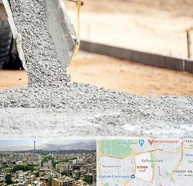 فروش شن و ماسه در گیشا 