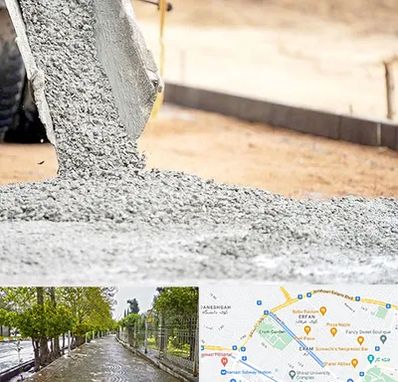 فروش شن و ماسه در خیابان ارم شیراز 