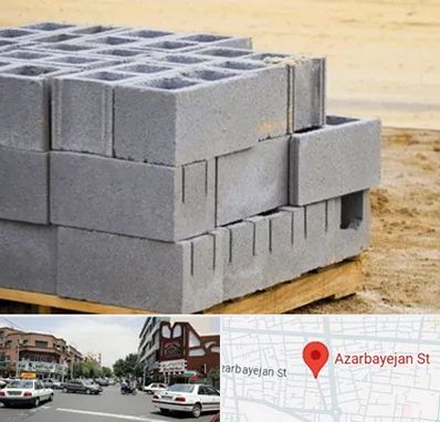 فروش بلوک سیمانی در خیابان آذربایجان
