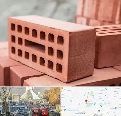 فروش آجر در خیابان آزادی 
