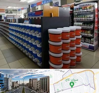 فروشگاه رنگ ساختمانی در سعادت آباد 