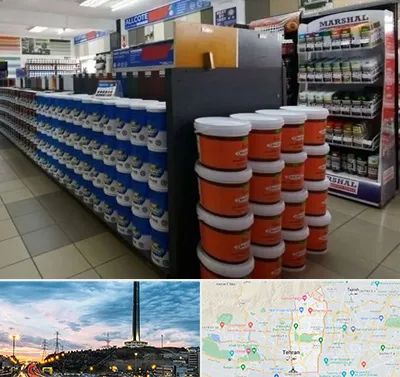 فروشگاه رنگ ساختمانی در منطقه 2 تهران 