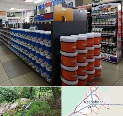 فروشگاه رنگ ساختمانی در آزادشهر