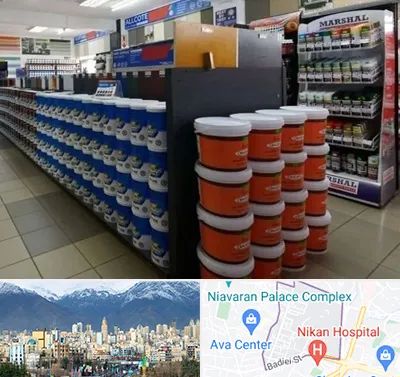 فروشگاه رنگ ساختمانی در آجودانیه 