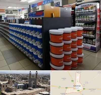 فروشگاه رنگ ساختمانی در سبزوار
