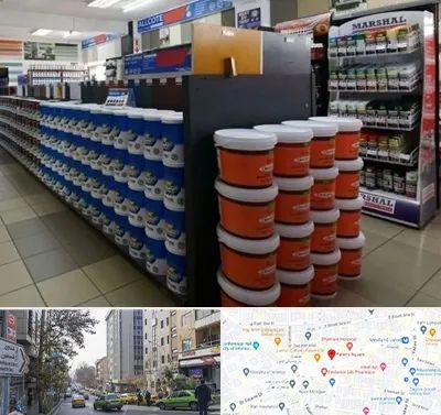 فروشگاه رنگ ساختمانی در فاطمی 