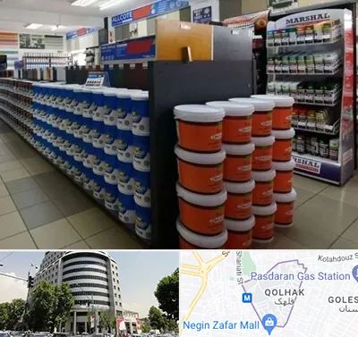 فروشگاه رنگ ساختمانی در قلهک 