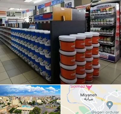 فروشگاه رنگ ساختمانی در میانه