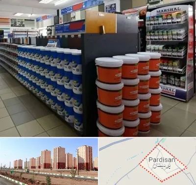 فروشگاه رنگ ساختمانی در پردیسان قم