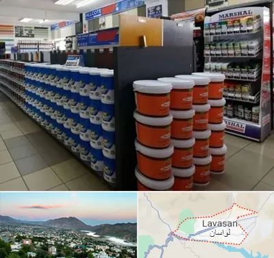 فروشگاه رنگ ساختمانی در لواسان