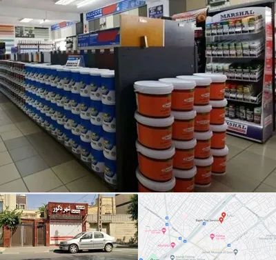 فروشگاه رنگ ساختمانی در باجک قم