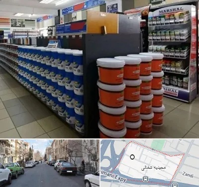 فروشگاه رنگ ساختمانی در مجیدیه شمالی