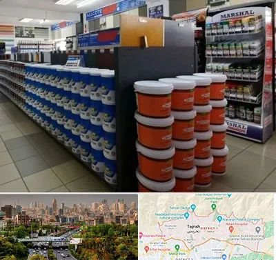 فروشگاه رنگ ساختمانی در منطقه 1 تهران 