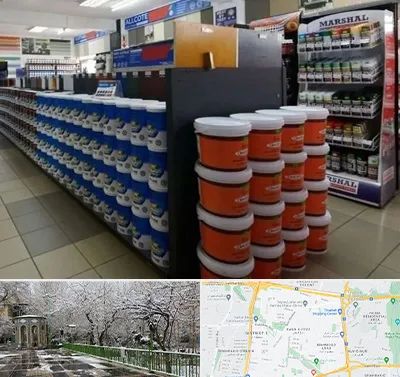 فروشگاه رنگ ساختمانی در باغ فیض