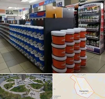 فروشگاه رنگ ساختمانی در ورامین
