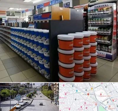 فروشگاه رنگ ساختمانی در خیابان زند شیراز 