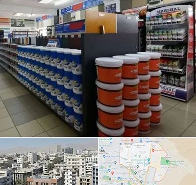 فروشگاه رنگ ساختمانی در منطقه 14 تهران 