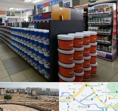 فروشگاه رنگ ساختمانی در کوی وحدت شیراز 