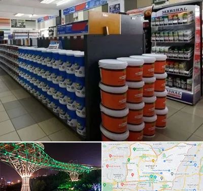 فروشگاه رنگ ساختمانی در منطقه 3 تهران 