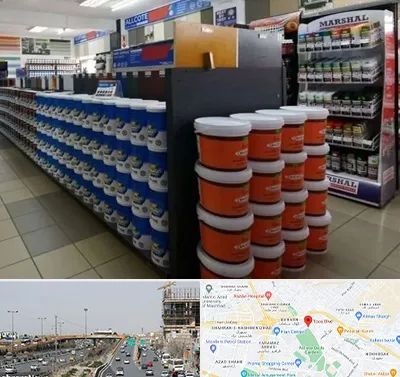 فروشگاه رنگ ساختمانی در بلوار توس مشهد 