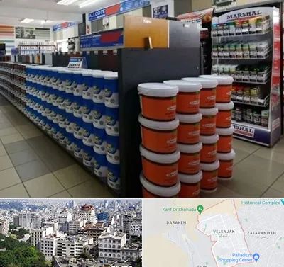 فروشگاه رنگ ساختمانی در ولنجک 