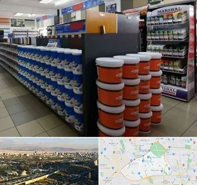 فروشگاه رنگ ساختمانی در منطقه 19 تهران 