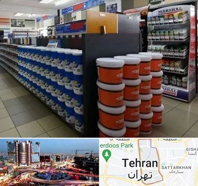 فروشگاه رنگ ساختمانی در صادقیه 