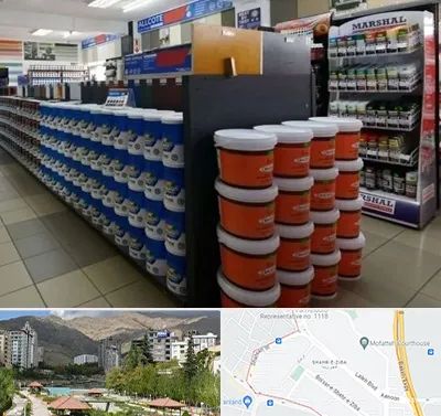 فروشگاه رنگ ساختمانی در شهر زیبا 