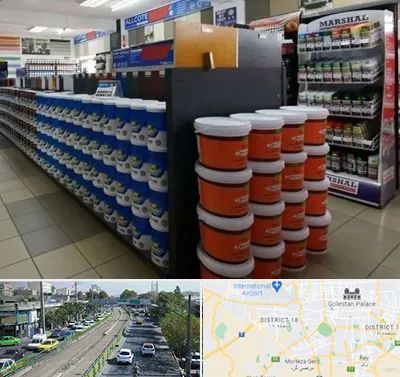 فروشگاه رنگ ساختمانی در جنوب تهران 