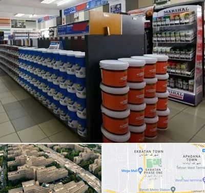 فروشگاه رنگ ساختمانی در اکباتان 